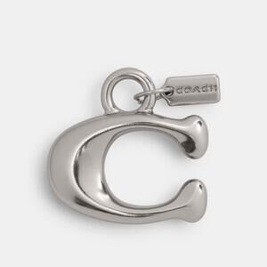 Coach Small Signature "C" Charm NWT